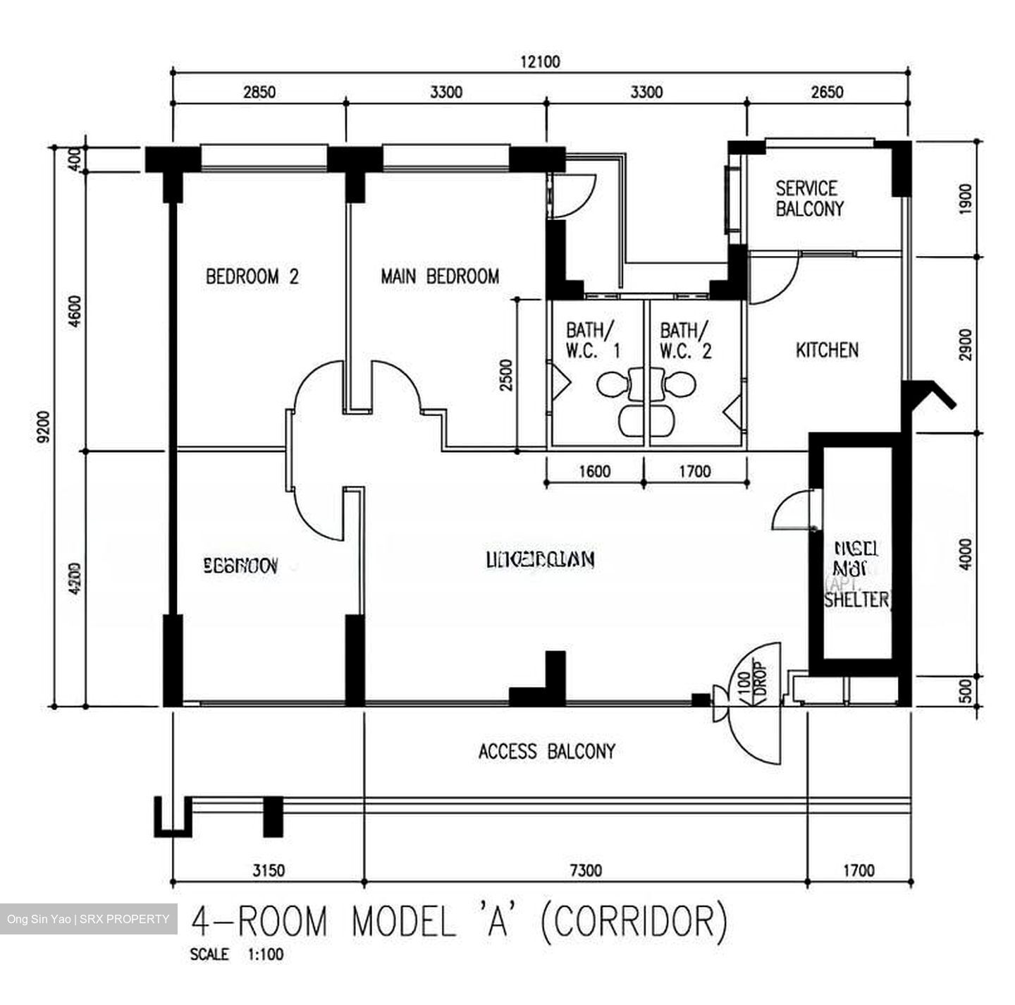 Blk 965 Hougang Avenue 9 (Hougang), HDB 4 Rooms #566227481